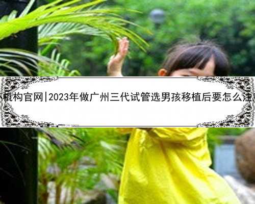 广州代怀机构官网|2023年做广州三代试管选男孩移植后要怎么注意饮食？