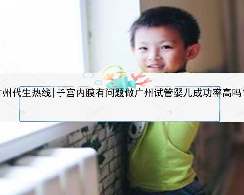 广州代生热线|子宫内膜有问题做广州试管婴儿成功率高吗？